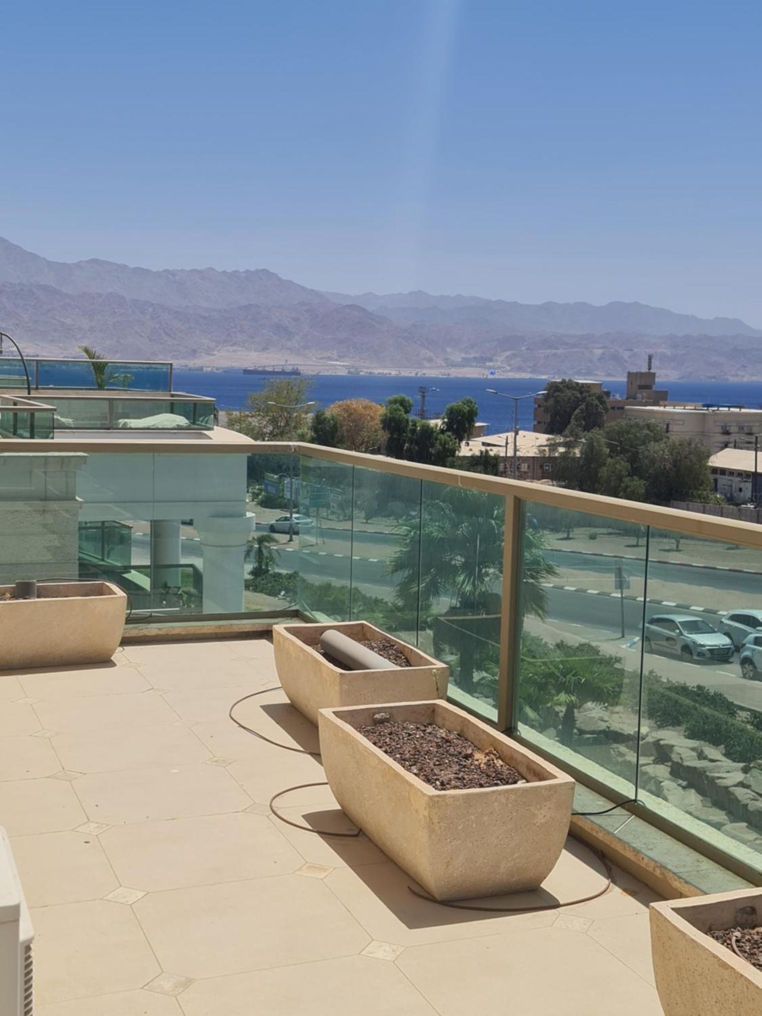 Apartamento Palmore Top Luxury Penthause With Juccuzi First Line Of The Seaside Eilat Exterior foto
