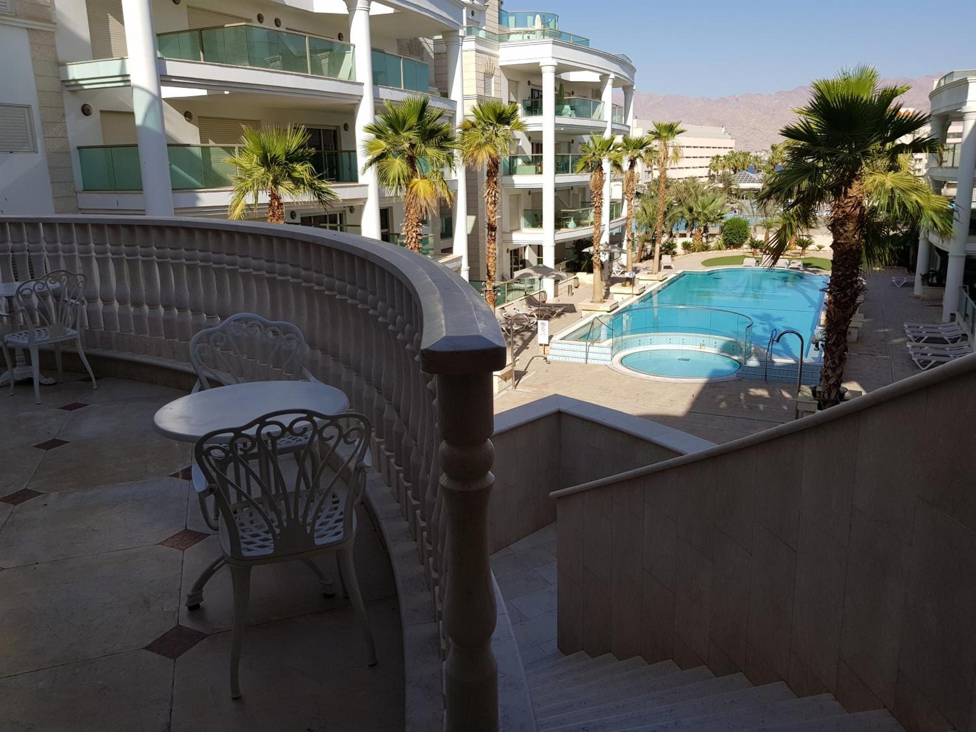 Apartamento Palmore Top Luxury Penthause With Juccuzi First Line Of The Seaside Eilat Exterior foto